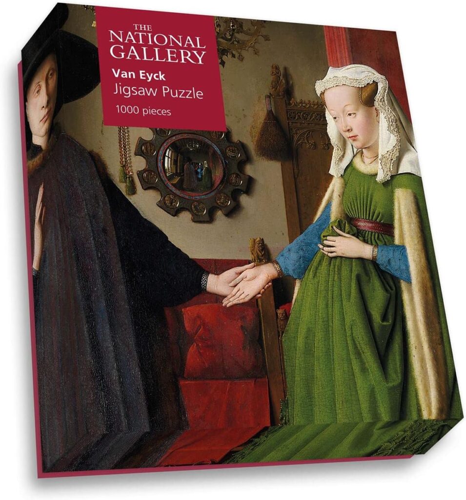 Arnolfini Portrait (by Jan van Eyck) 1,000-piece puzzle.